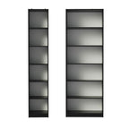 Kit Madesa Estante Livreiro 6908 + Estante Livreiro 6906 Preto