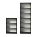 Kit Madesa Estante Livreiro 6908 + Estante Livreiro 6907 Preto