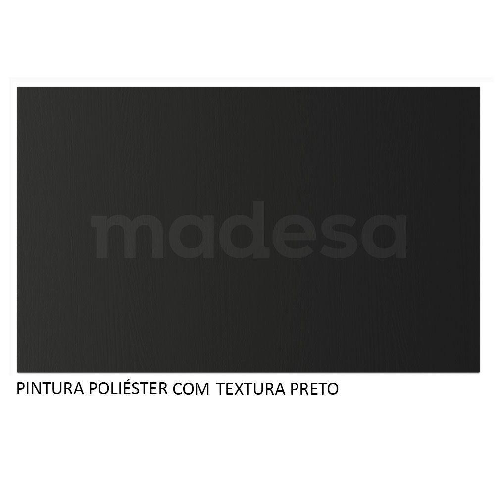 Balcão Cantinho do Café Madesa Reims 70 cm 2 Portas Preto