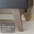 Armário de Cozinha Completa 310cm Preto Reims Madesa 02