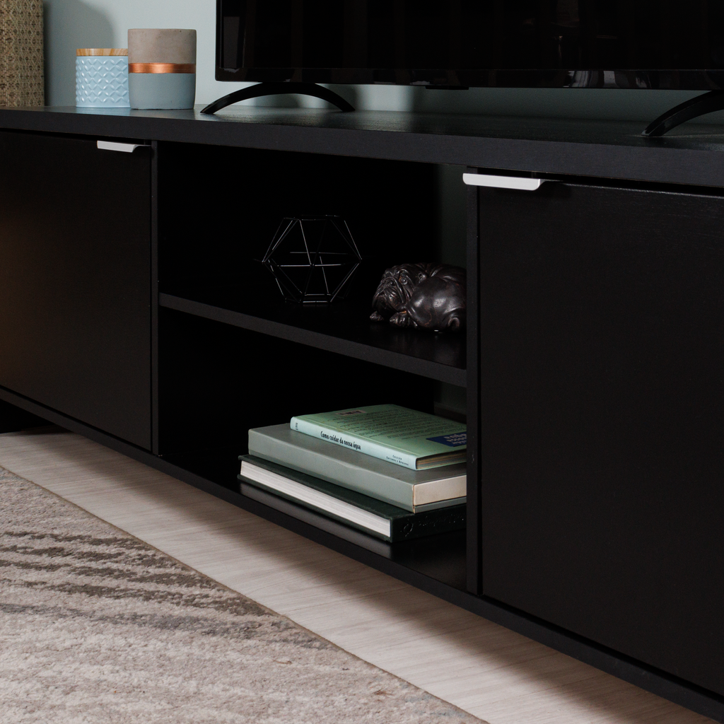 Rack para TV até 80 Polegadas Preto Madesa