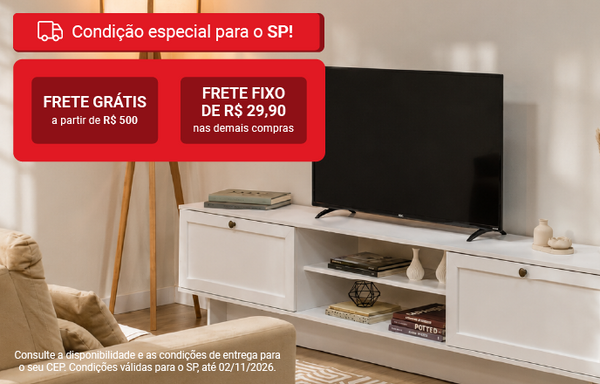 Banner Condições de frete especiais para São Paulo