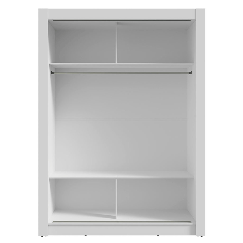 Guarda-Roupa Solteiro 2 Portas de Correr Branco Denver Madesa