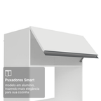 Torre Quente Para 2 Fornos 100% MDF Branco Smart Madesa