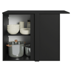 Balcão de Canto 1 Porta Suspenso Preto Nice Madesa