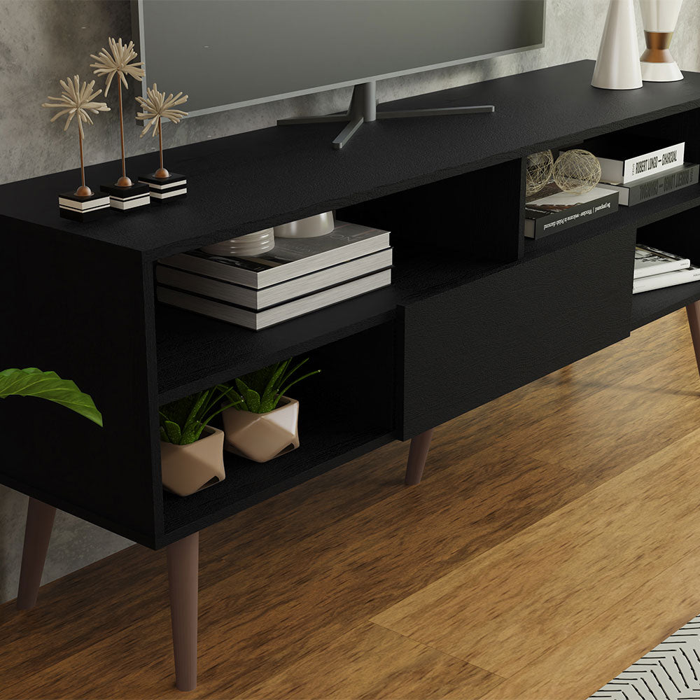 Rack para TV até 65 Polegadas Preto Madesa
