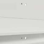 Rack com Painel para TV até 60 Polegadas 180 cm Branco/Rustic Metz Madesa