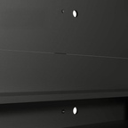 Rack com Painel para TV até 60 Polegadas 180 cm com Pés Preto/Rustic Reims Madesa