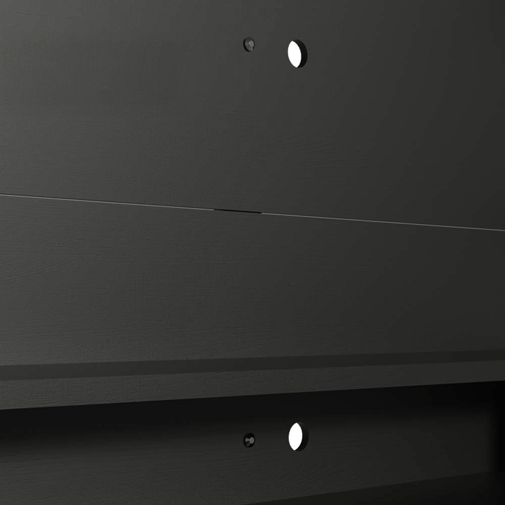 Rack com Painel para TV até 60 Polegadas 180 cm com Pés Preto/Rustic Cancun Madesa