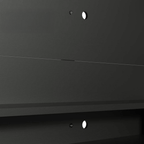 Rack com Painel para TV até 60 Polegadas 180 cm com Pés Preto/Rustic Cancun Madesa