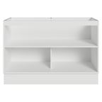 Balcão Gabinete de Pia 120 cm (Sem Tampo) Branco/Crema Vik Madesa