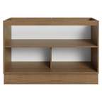 Balcão Gabinete de Pia 120 cm (Sem Tampo) Rustic/Crema Vik Madesa