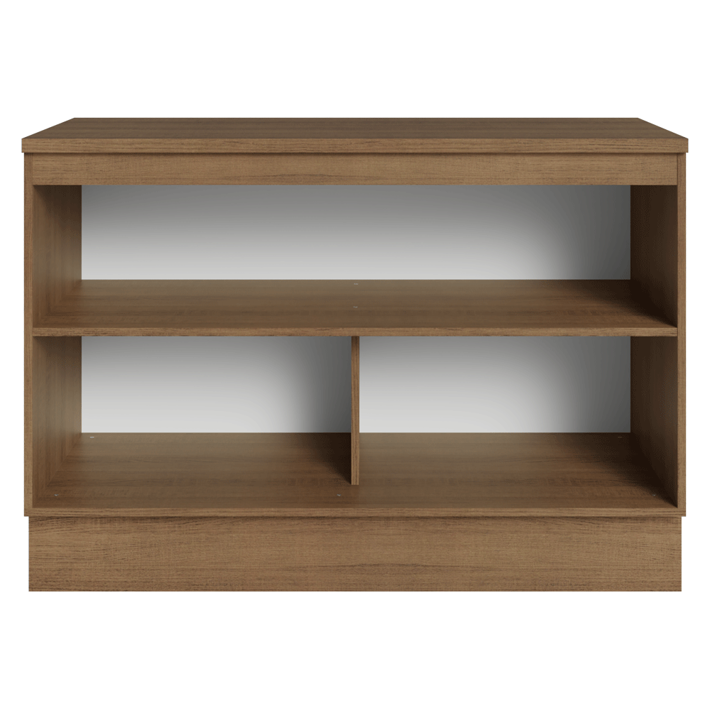 Balcão Gabinete de Pia 120 cm (Com Tampo) Rustic/Crema Vik Madesa