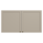 Armário Aéreo 120 cm 2 Portas Branco/Crema Vik Madesa