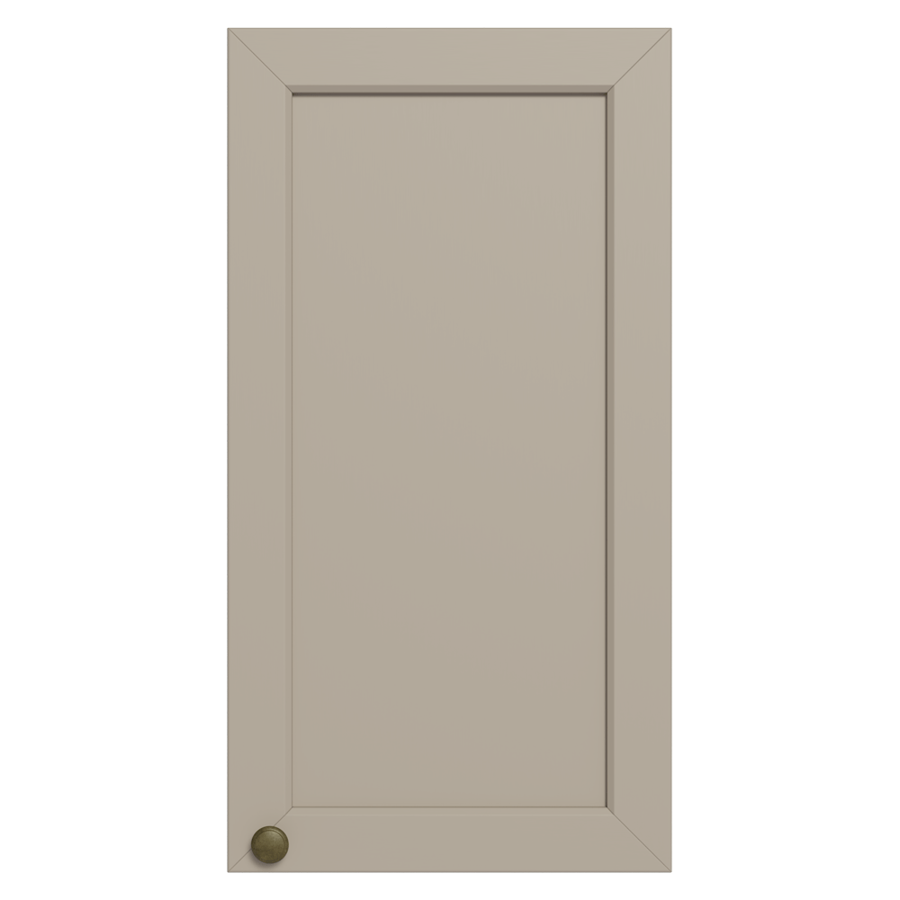 Armário Aéreo 35 cm 1 Porta Rustic/Crema Vik Madesa