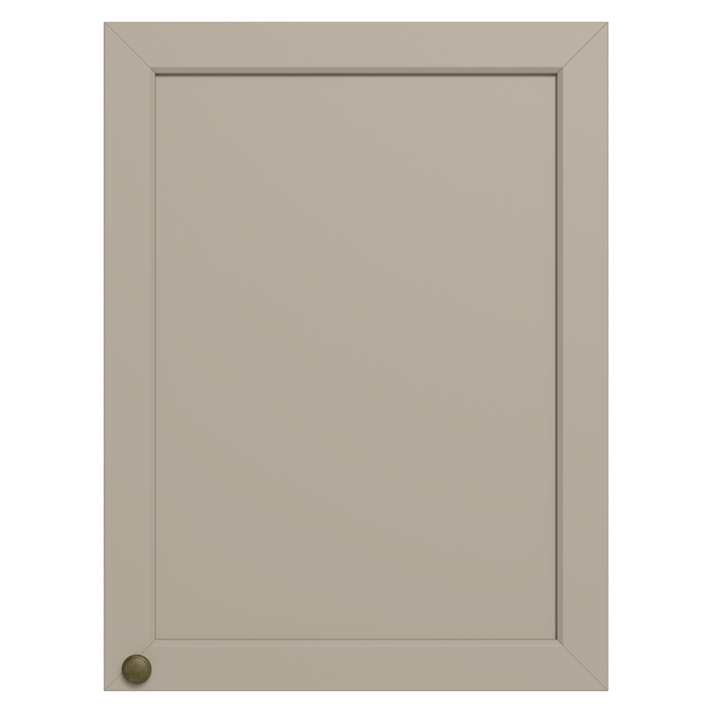 Armário Aéreo 50cm 1 Porta Rustic/Crema Vik Madesa