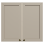 Armário Aéreo 70 cm 2 Portas Rustic/Crema Vik Madesa