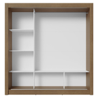 Guarda-Roupa Casal 3 Portas de Correr com Espelho Rustic Madesa Mônaco