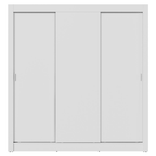 Guarda-Roupa Casal Madesa Mônaco 3 Portas de Correr Branco