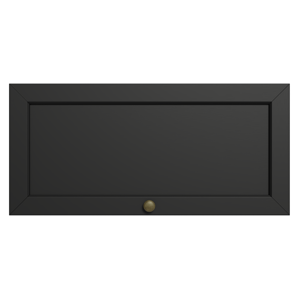 Armário Aéreo 70 cm 1 Porta Basculante Branco/Preto Vik Madesa