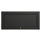 Armário Aéreo 70 cm 1 Porta Basculante Branco/Preto Vik Madesa