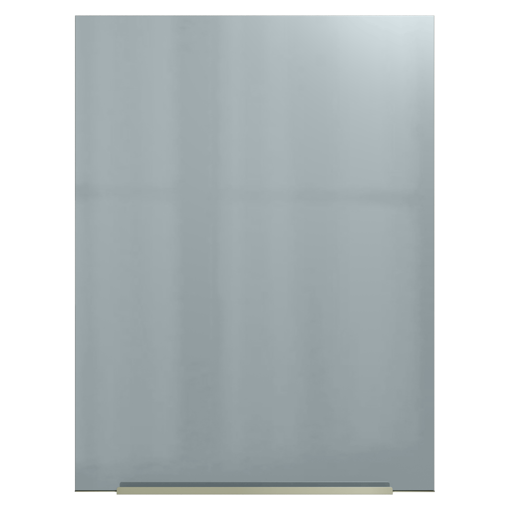 Armário Aéreo 50cm 1 Porta Branco/Cinza Lux Madesa