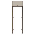 Porta-Geladeira 73 cm 1 Porta Basculante Rustic/Crema Vik Madesa
