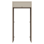Porta-Geladeira 103 cm 1 Porta Basculante Rustic/Crema Vik Madesa