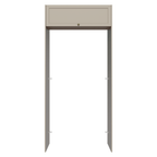 Porta-Geladeira 103 cm 1 Porta Basculante Crema/Rustic/Crema Vik Madesa