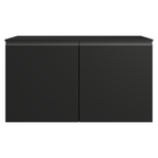 Balcão de Cozinha 120 cm 2 Portas Suspenso Preto Nice Madesa