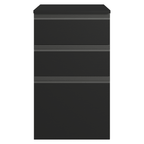 Balcão de Cozinha 40 cm 3 Gavetas Suspenso Preto Nice Madesa