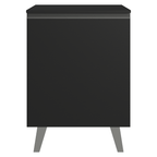 Balcão de Cozinha 60 cm 1 Porta Com Pés Preto Nice Madesa