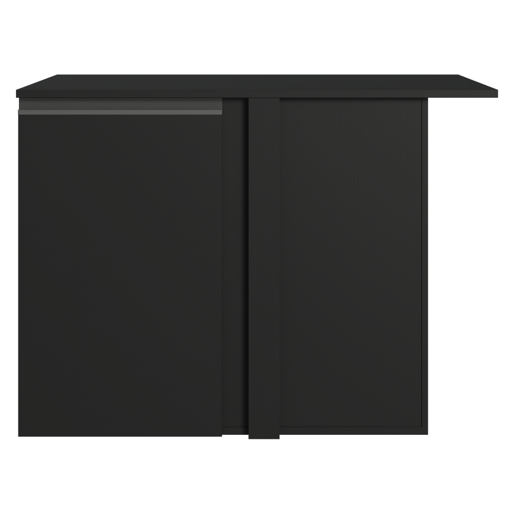 Balcão de Canto 1 Porta Suspenso Preto Nice Madesa