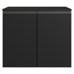 Balcão de Cozinha 80 cm 2 Portas Suspenso Preto Nice Madesa