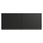 Armário Aéreo 120 cm 2 Portas Preto Nice Madesa