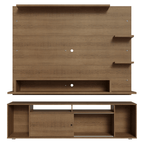 Rack com Painel para TV até 60 Polegadas 180 cm Rustic Cancun Madesa