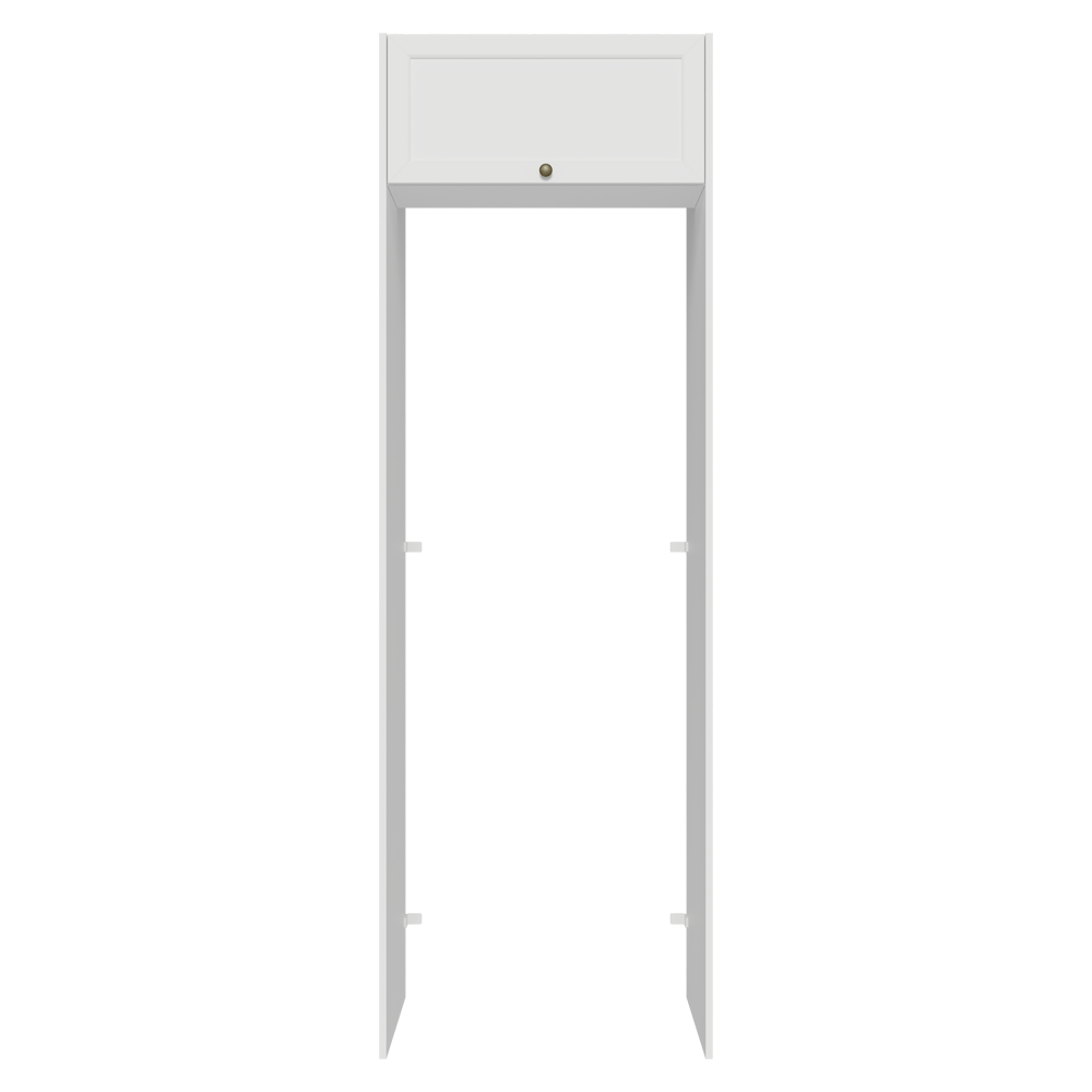 Porta-Geladeira 73 cm 1 Porta Basculante Branco Vik Madesa