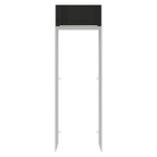 Porta-Geladeira 73 cm 1 Porta Basculante Branco/Preto Lux Madesa