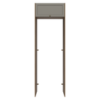 Porta-Geladeira 73 cm 1 Porta Basculante Rustic/Cinza Vik Madesa