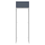 Porta-Geladeira 73 cm 1 Porta Basculante Branco/Azul Vik Madesa