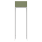 Porta-Geladeira 73 cm 1 Porta Basculante Branco/Verde Vik Madesa