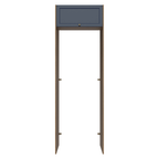 Porta-Geladeira 73 cm 1 Porta Basculante Rustic/Azul Vik Madesa
