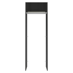 Porta-Geladeira 73 cm 1 Porta Basculante Preto/Branco/Preto Lux Madesa