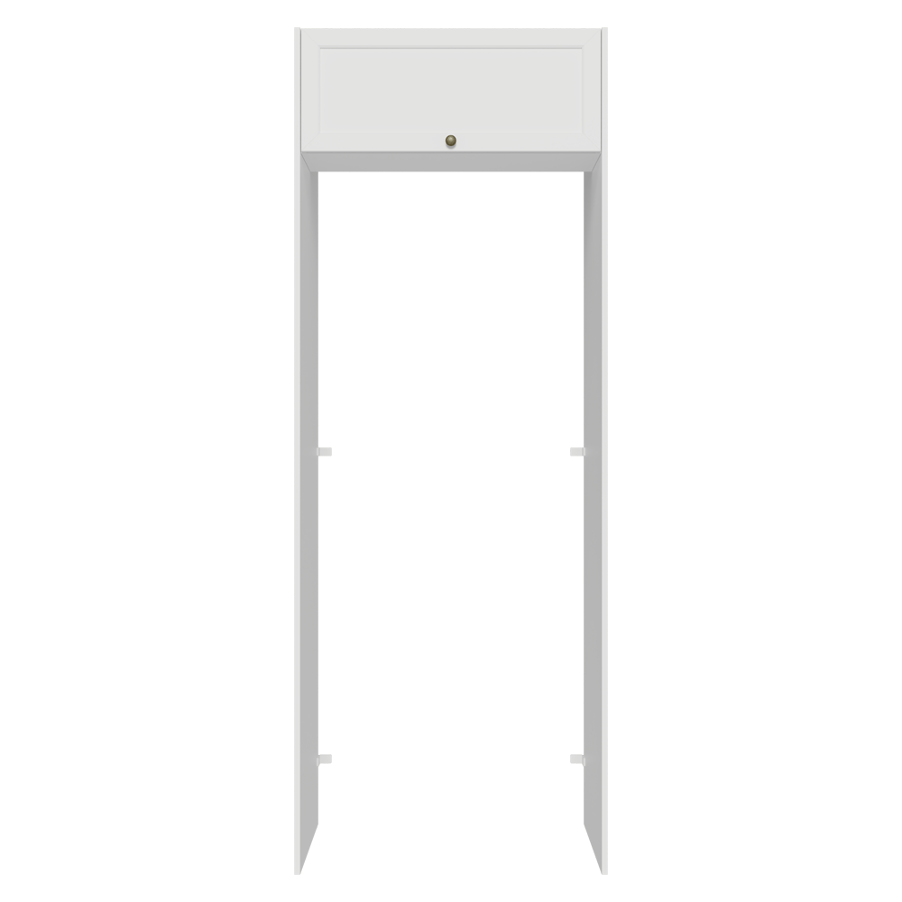 Porta-Geladeira 83 cm 1 Porta Basculante Branco Vik Madesa