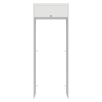 Porta-Geladeira 83 cm 1 Porta Basculante Branco Vik Madesa
