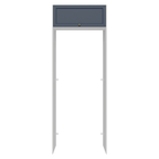 Porta-Geladeira 83 cm 1 Porta Basculante Branco/Azul Vik Madesa