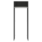 Porta-Geladeira 83 cm 1 Porta Basculante Preto/Branco/Preto Lux Madesa