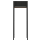 Porta-Geladeira 83 cm 1 Porta Basculante Preto/Rustic/Preto Lux Madesa