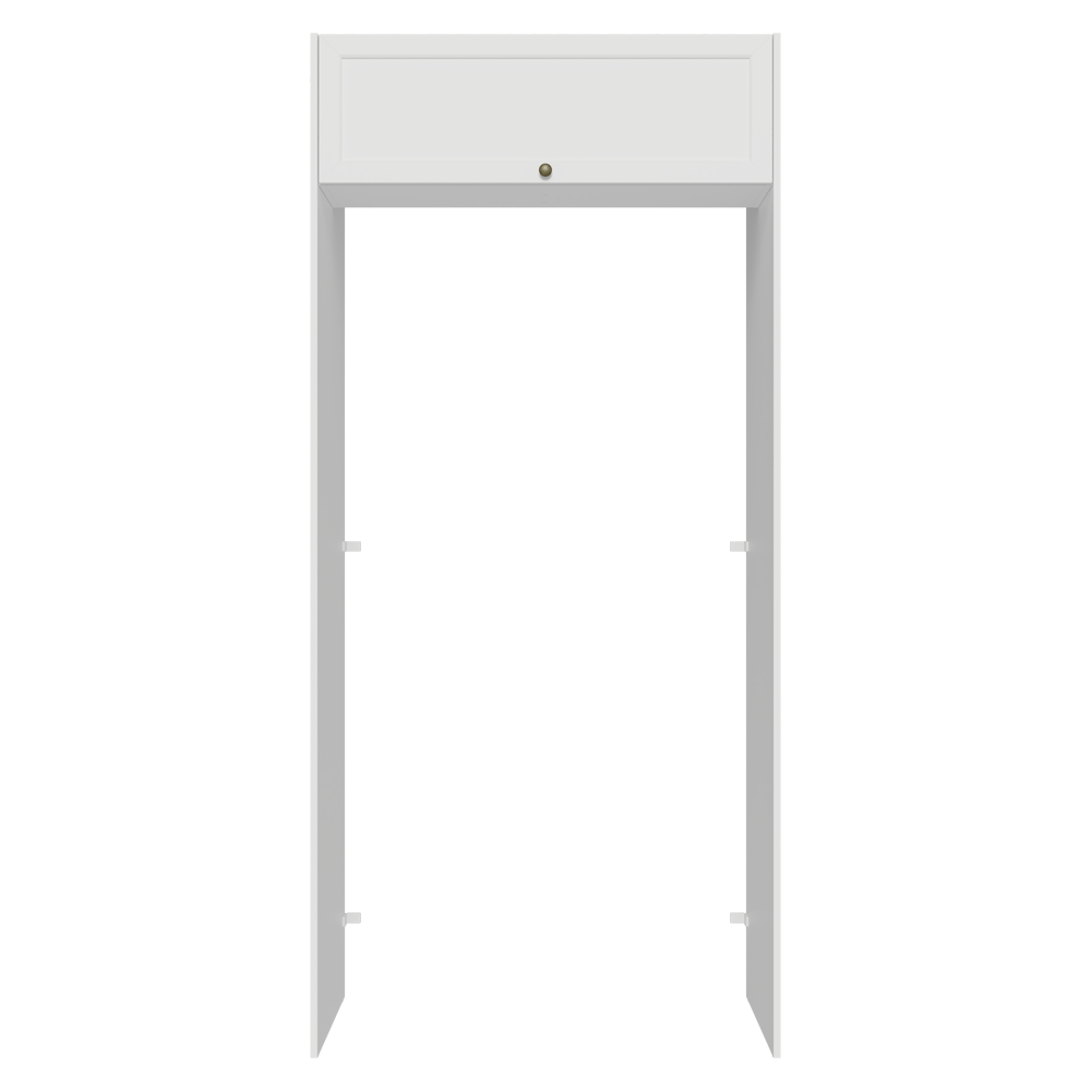 Porta-Geladeira 103 cm 1 Porta Basculante Branco Vik Madesa
