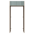 Porta-Geladeira 103 cm 1 Porta Basculante Rustic/Cinza Lux Madesa